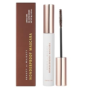 BOM WONDERPROOF MASCARA LONG & CURL Dual Purpose Length Volume Skinny Wand Light Gel Texture