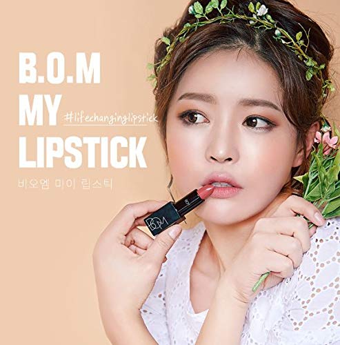 BOM My Lipstick 809 Chilli Red, Long Lasting Strong Red Matte Lipstick Velvet Texture