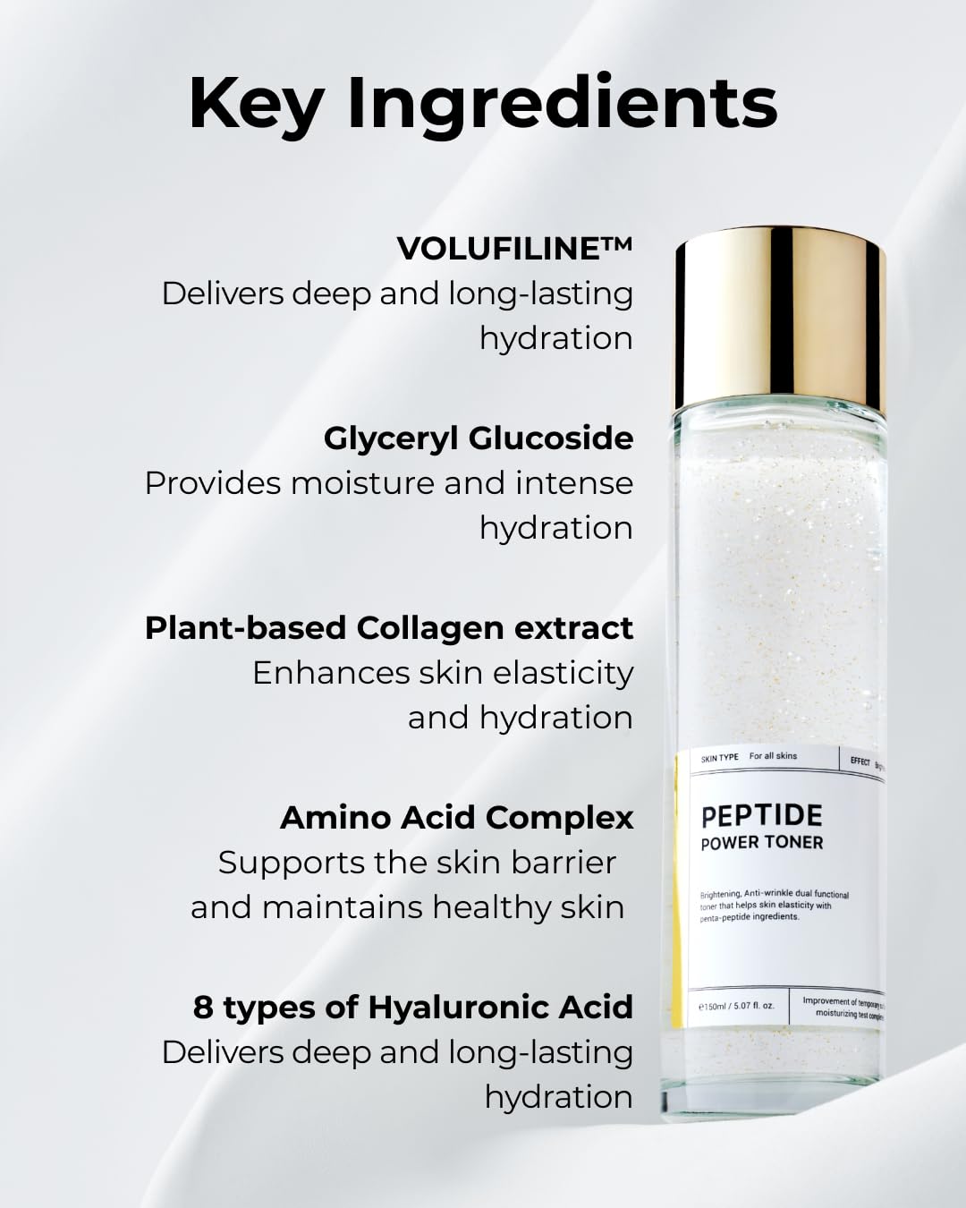 BOM Peptide Power Toner & Ampoule Bundle