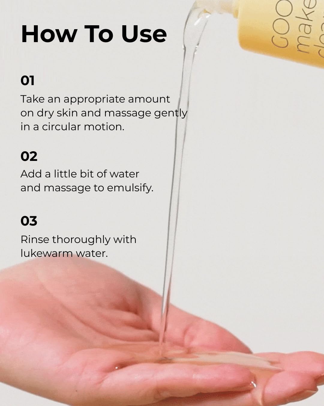 BOM COSMETICS Good Bye Makeup Cleansing Oil 6.76 fl oz. Pore Care and Daily Exfoliation with Residue-Free Oil Cleanser, Watery Lightweight Texture for Face Wash and Makeup Removal, for Sensitive Skin