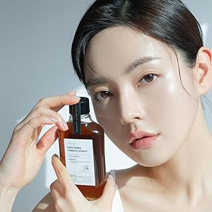 BOM Just One Houttuynia Cordata Extract 150ml 5.07 fl. oz. 92.5% Herbal Extract Vegan Facial Toner Alcohol Free for Face, Scalp