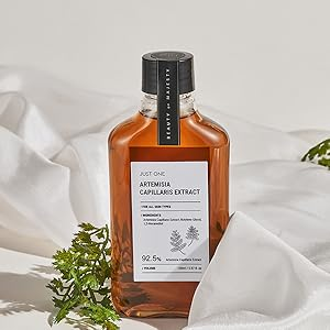 BOM Just One Houttuynia Cordata Extract 150ml 5.07 fl. oz. 92.5% Herbal Extract Vegan Facial Toner Alcohol Free for Face, Scalp