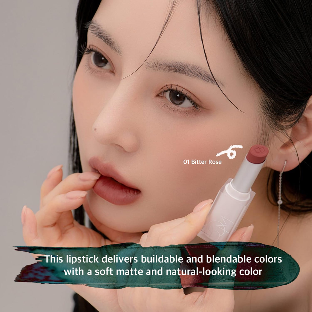 BOM Cloud Blur Touch Lipsticks Light Coral Long Lasting Strong Coral Lipstick Velvet Texture