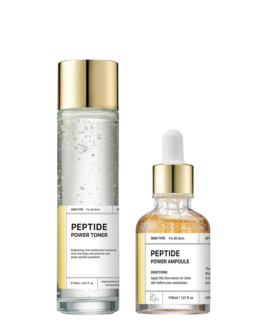 BOM Peptide Power Toner & Ampoule Bundle