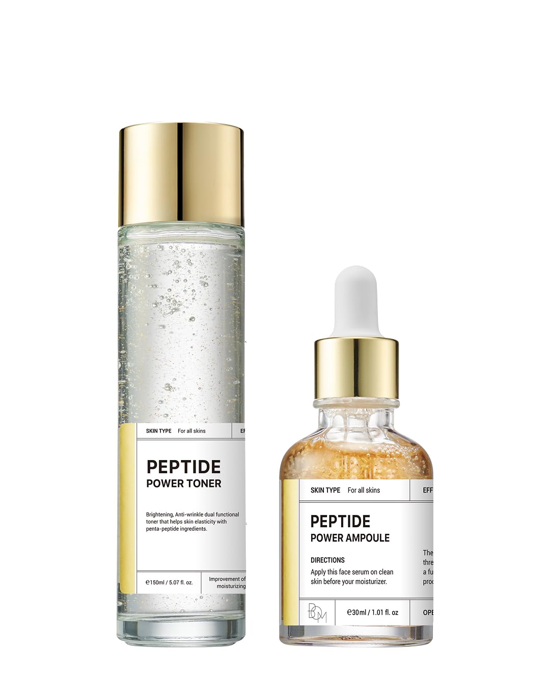 BOM Peptide Power Toner & Ampoule Bundle