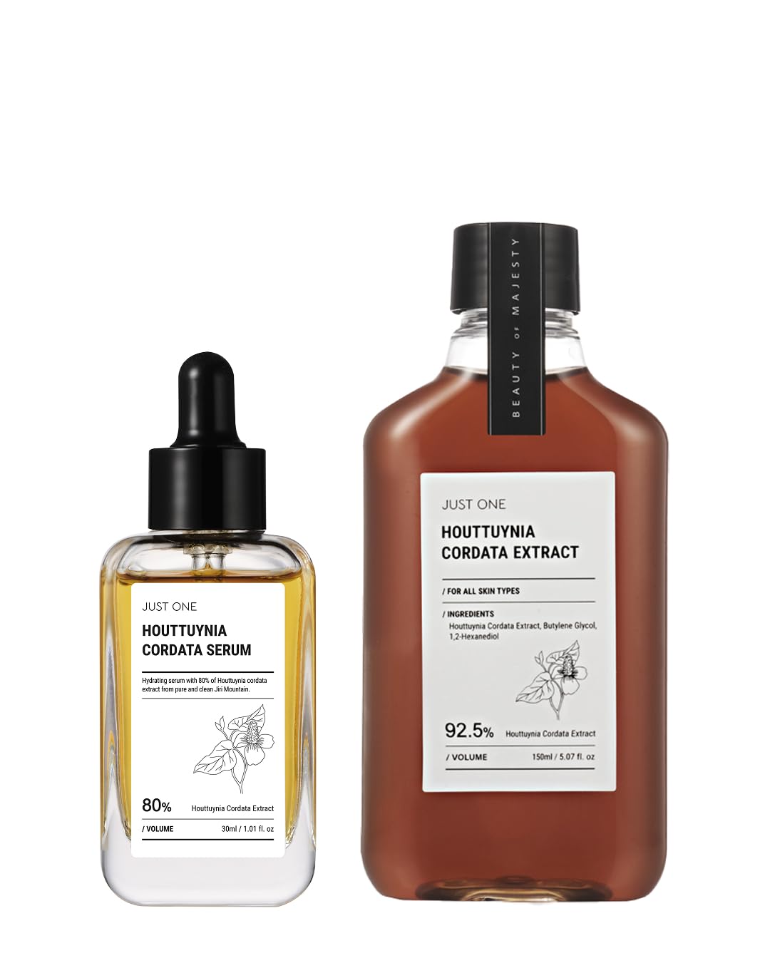BOM Just One Houttuynia Cordata Serum & Extract Bundle