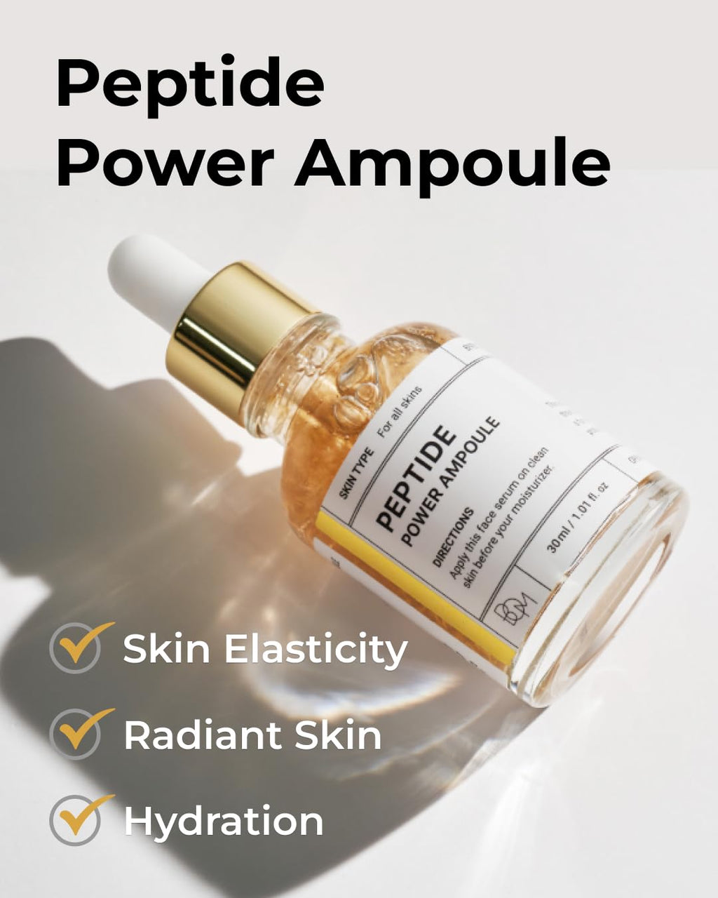 BOM Peptide Power Ampoule & Night Sleeping Mask Bundle