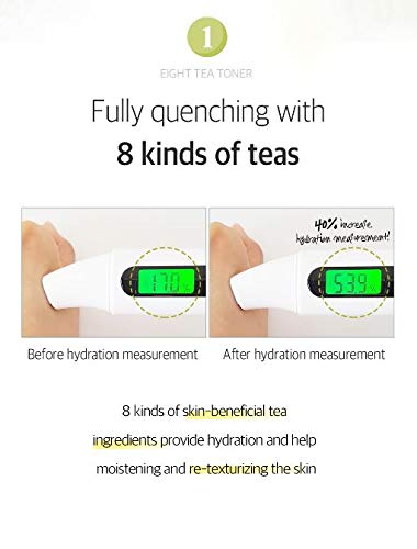 BOM Eight Tea Toner Low pH Moisturizing, Soothing Toner with Tea Extract for Daily Skincare, 150mL / 5.07 fl.oz