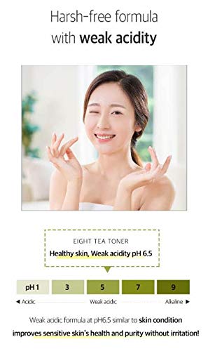 BOM Eight Tea Toner Low pH Moisturizing, Soothing Toner with Tea Extract for Daily Skincare, 150mL / 5.07 fl.oz