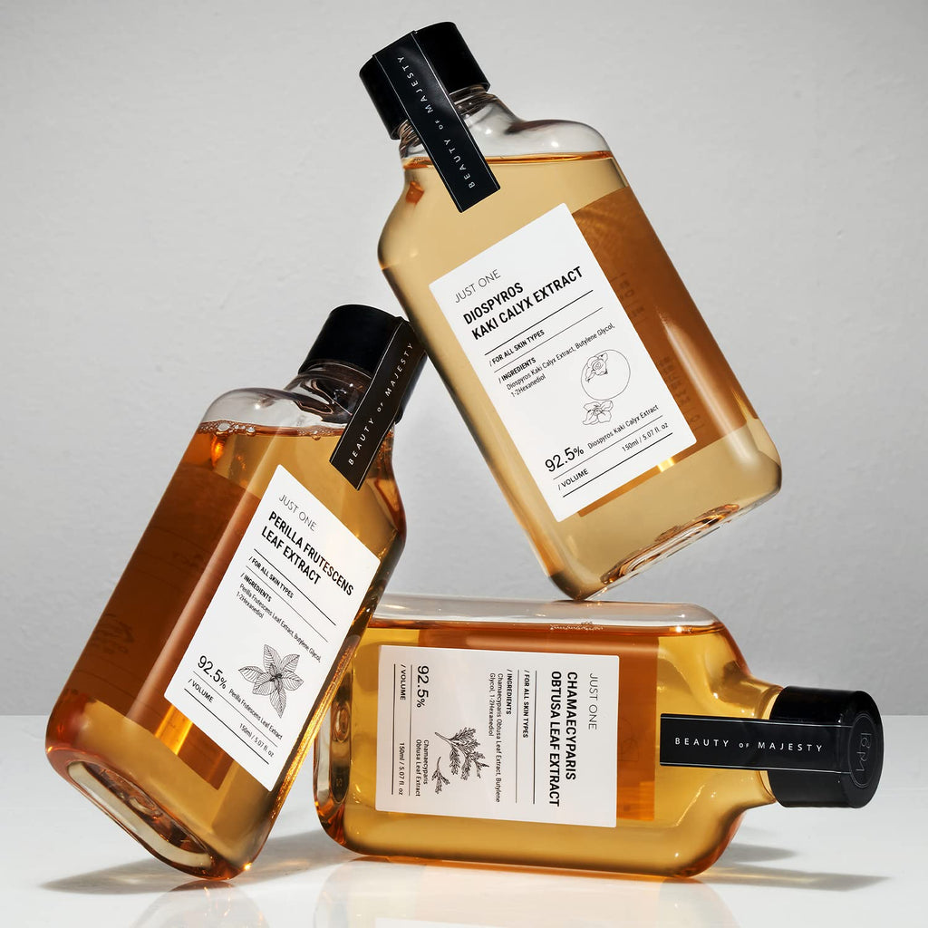 BOM Just One Artemisia Capillaris Extract 150ml 5.07 fl. oz. 92.5% Herbal Extract Vegan Facial Toner Alcohol Free for Face, Scalp