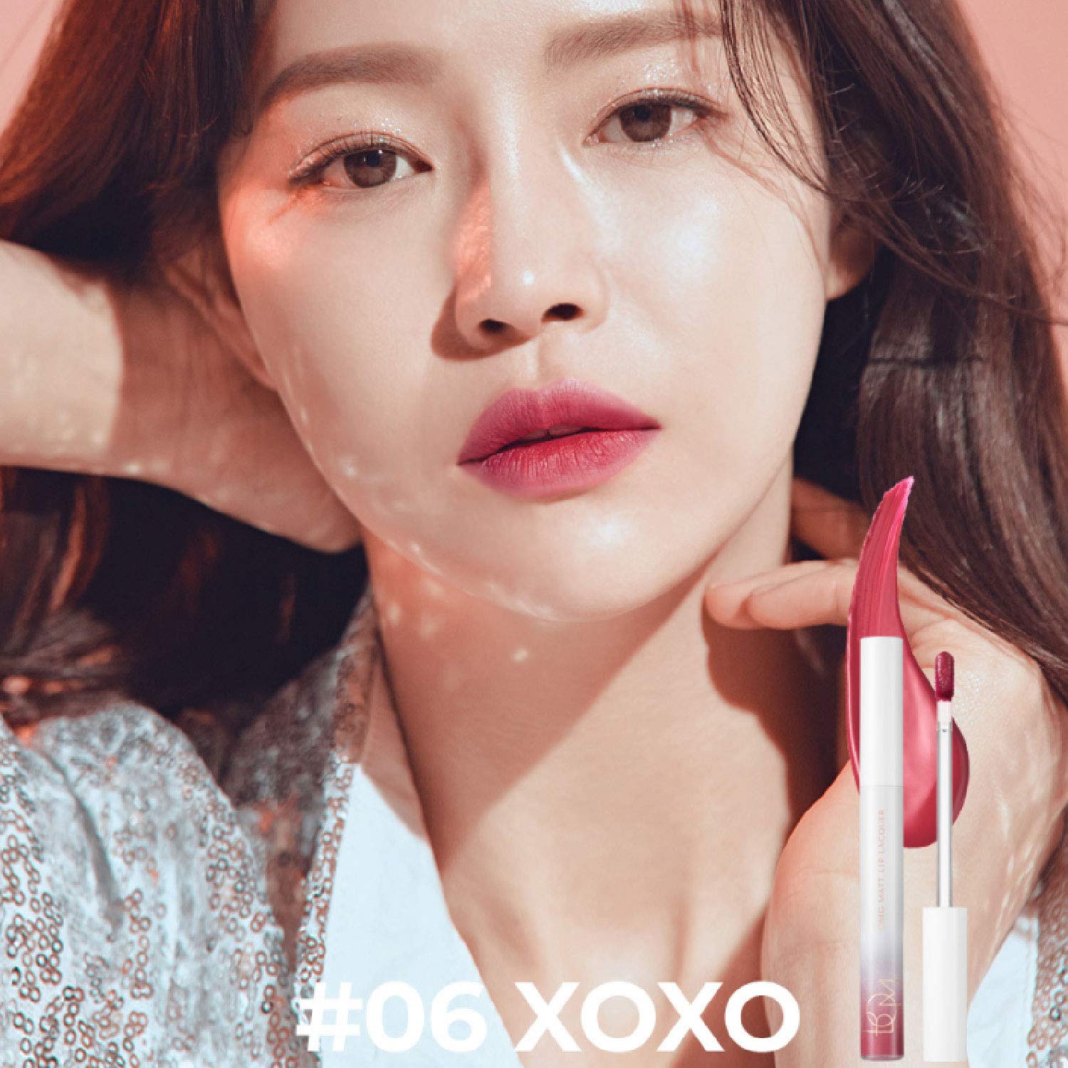 BOM OMG Matte Lip Lacquer Waterproof Long Wearing Coral Liquid Lipstick, Matte Finish, Full Coverage 0.14 oz