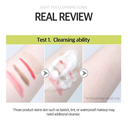 BOM Eight Tea Cleansing Foam 5.07 fl.oz & Toner 5.07 fl.oz & Lotion 4.05 fl.oz Bundle