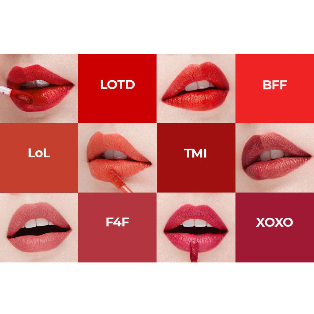 BOM OMG Matte Lip Lacquer Waterproof Long Wearing Coral Liquid Lipstick, Matte Finish, Full Coverage 0.14 oz