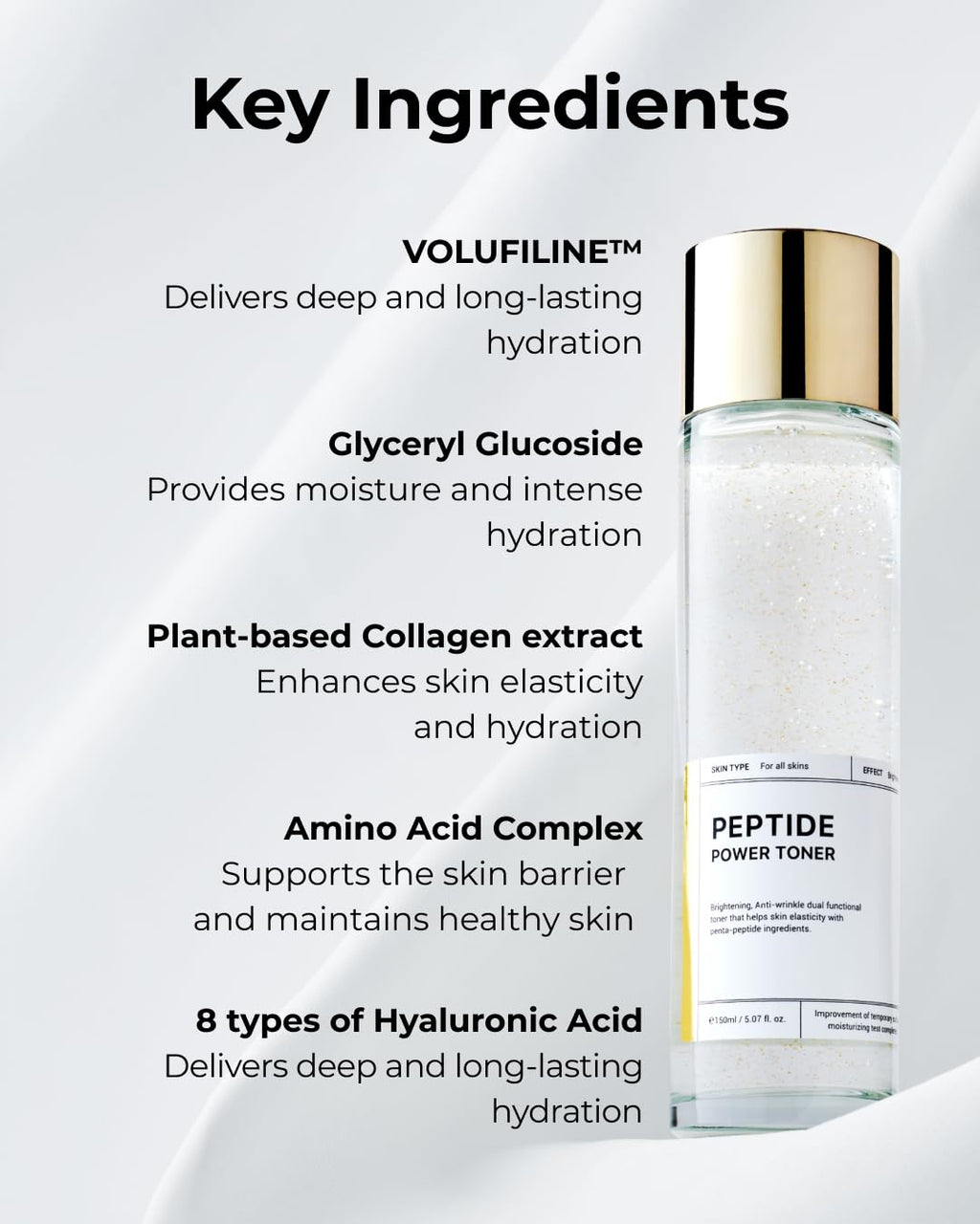 BOM Peptide Power Toner & Ampoule Bundle