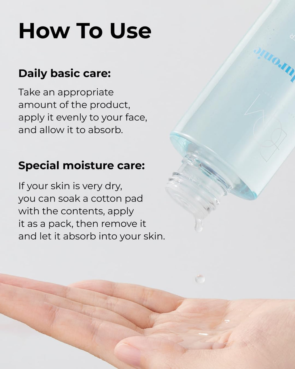 BOM Hyaluronic Acid Moisturizing Serum 1.69 fl.oz & Cream 1.69 fl.oz & Toner 6.76 fl.oz Bundle