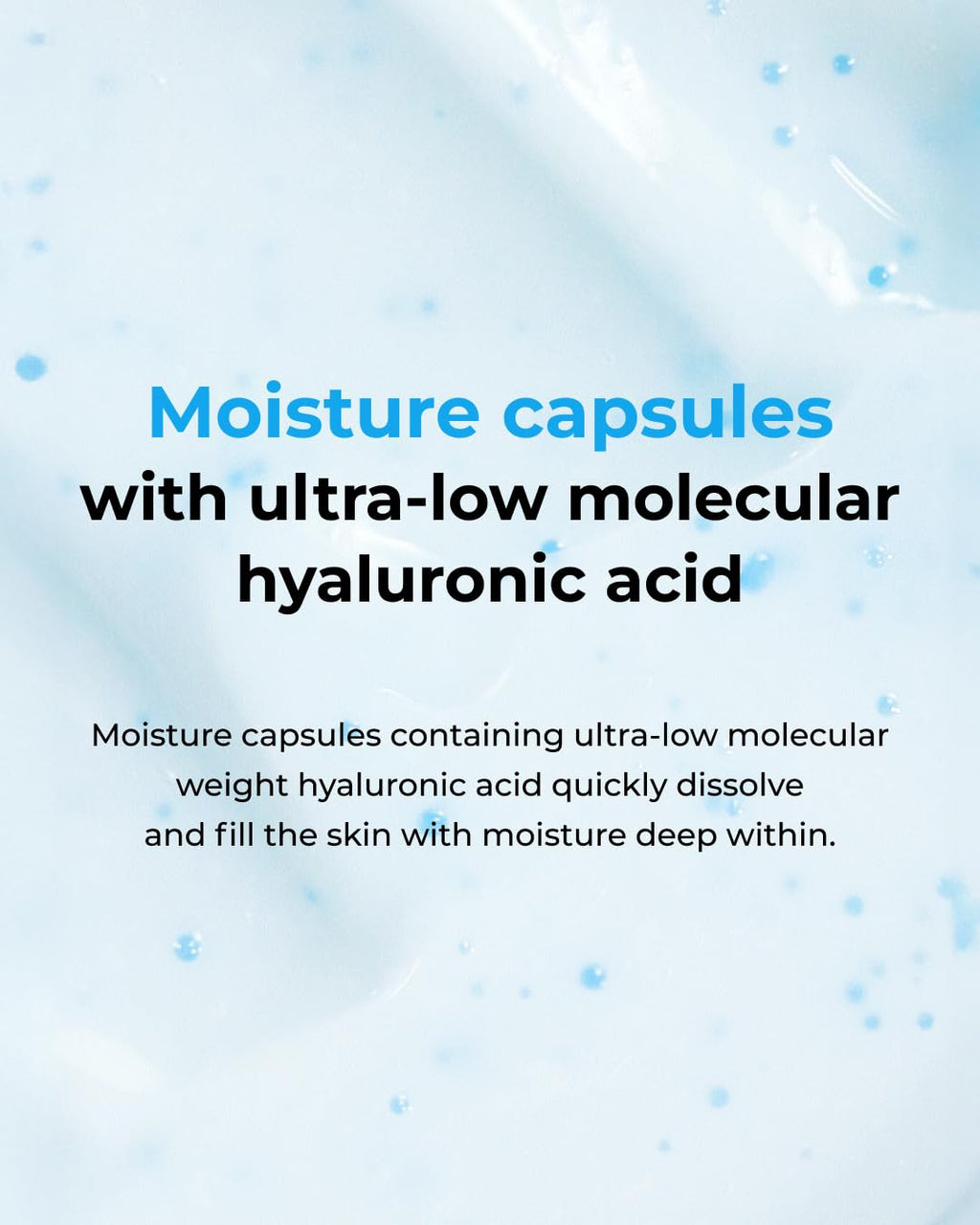 BOM Hyaluronic Acid Moisture Cream 1.69 fl oz, Moisturizing Face Cream with Low Molecular Moisturizer Capsules and Vitamins, 100 Hour Hydration, Moisture Lock, Hypoallergenic Vegan Korean Skincare