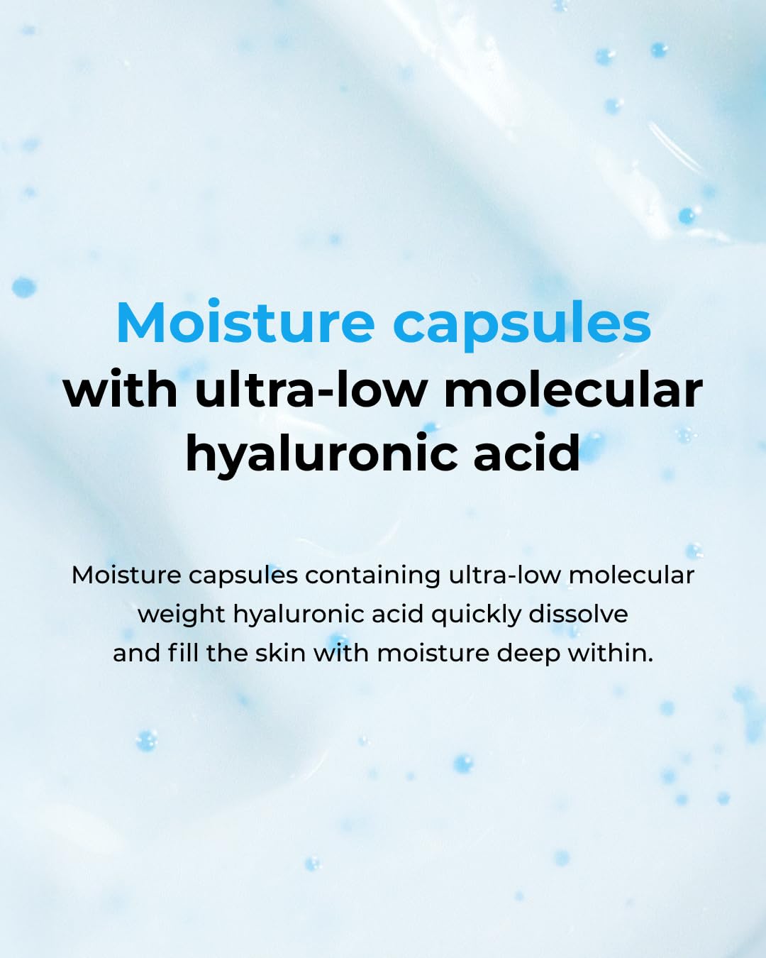BOM Hyaluronic Acid Moisture Cream 1.69 fl oz, Moisturizing Face Cream with Low Molecular Moisturizer Capsules and Vitamins, 100 Hour Hydration, Moisture Lock, Hypoallergenic Vegan Korean Skincare
